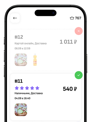 Личный кабинет клиента в ВК MiniApp кейтеринга